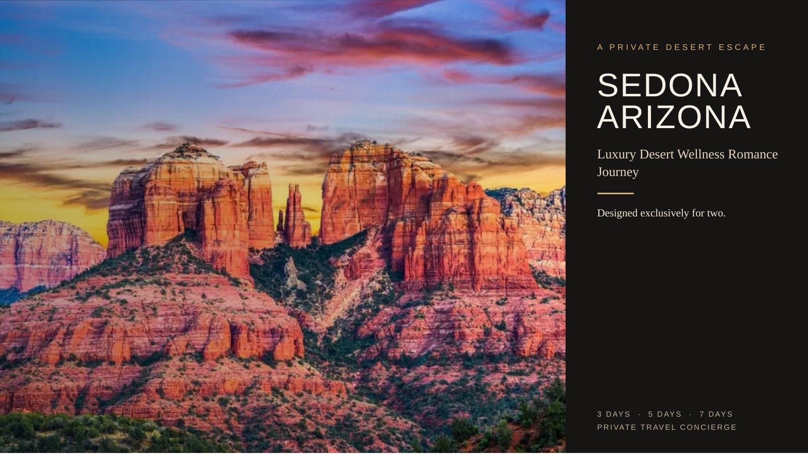 Sedona · Luxury Desert Wellness Romance